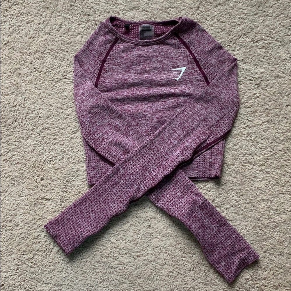 Gymshark Long-Sleeve Crop Top